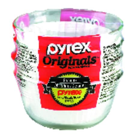 Pyrex Pyrex 4 in. W X 4 in. L Custard Cups Clear 4 pk 6001142